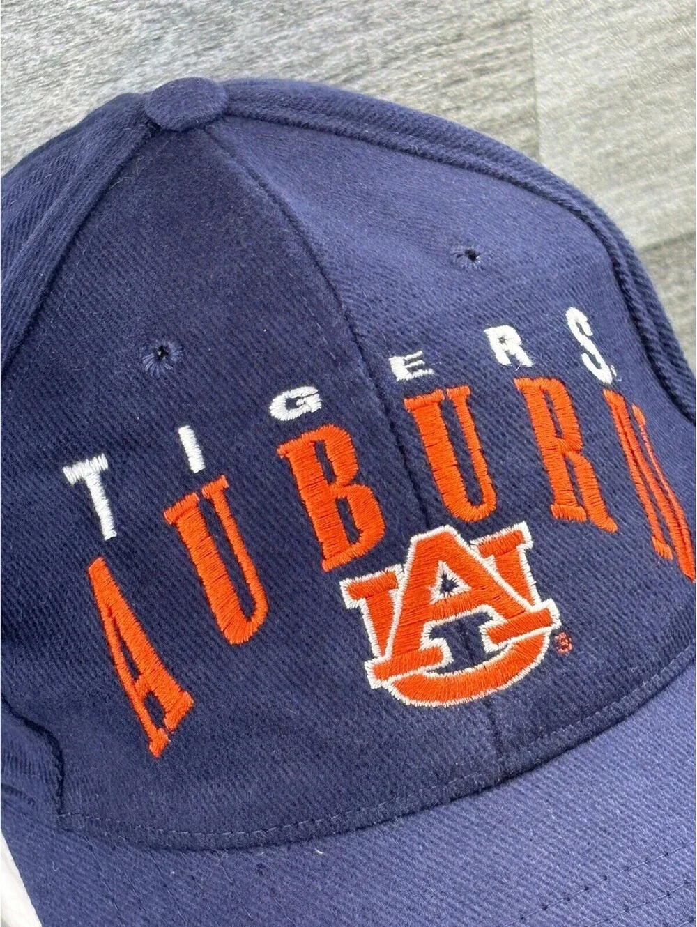 VTG Auburn Tigers Twins Enterprise USA Made Strap Back Dad Hat Cap AU War Eagle
